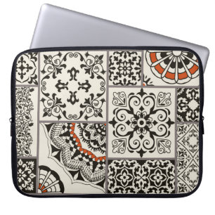 Funda Para Portátil Islam Arabic Majolica Tiles Patchwork