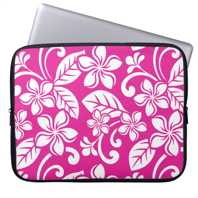 FUNDA PARA PORTÁTIL ISLAND PLUMERIA (ROPA CALIENTE) (Frente)