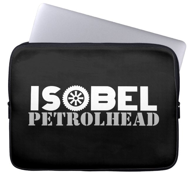 Funda Para Portátil Isobel Petrolhead (Frente)
