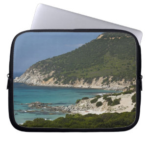 Funda Para Portátil Italia, Cerdeña, Solanas. Playa.