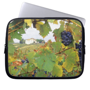 Funda Para Portátil Italia, granja de Toscana vista a través de