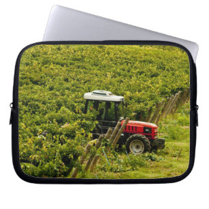 Funda Para Portátil Italia, Toscana, Greve. Recolectores trabajando du