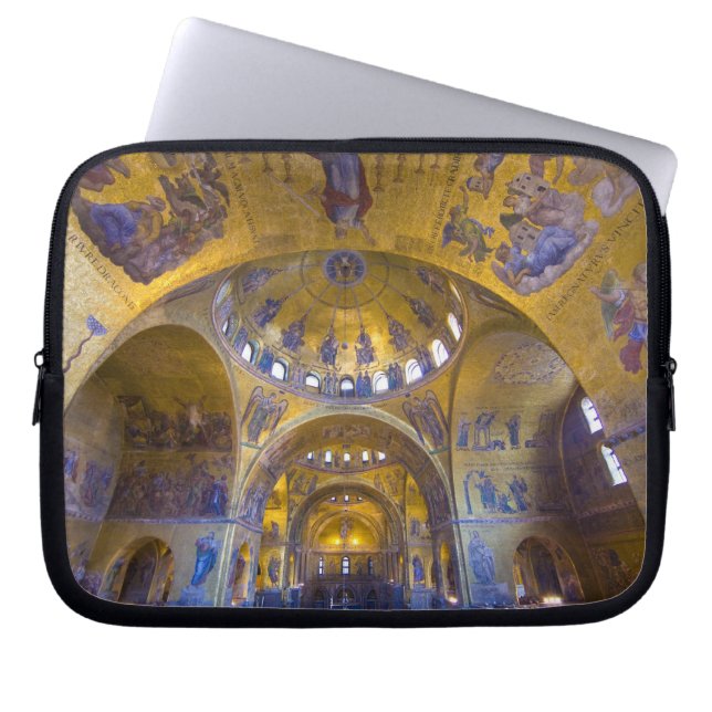 Funda Para Portátil Italia, Venecia. El interior de la Catedral de San (Frente)