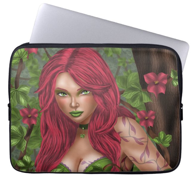 Funda Para Portátil Ivy, el Chica venenoso (Frente)