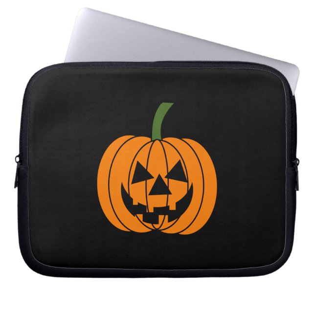 Funda Para Portátil Jack O' Lantern (Frente)