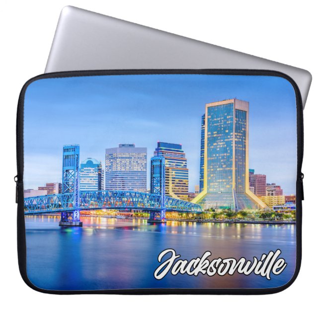 Funda Para Portátil Jacksonville, Florida, Estados Unidos (Frente)
