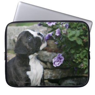Funda Para Portátil Jadeo del perro del boxeador