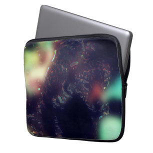 Funda Para Portátil Jaguar con efecto oscuro y bengalas de color suave
