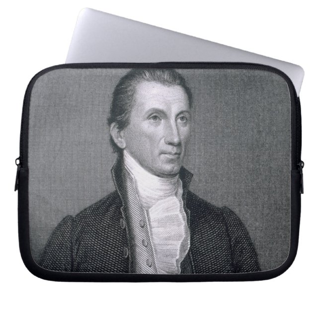 Funda Para Portátil James Monroe, grabado por Asher Brown Durand (1796 (Frente)