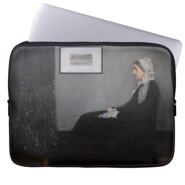 Funda Para Portátil James Whistler - Retrato de la madre del artista (Frente)