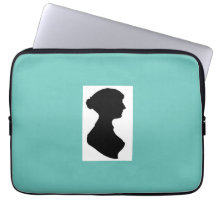 Jane Austen Electronics Bag