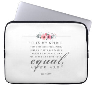 Funda Para Portátil Jane Eyre - Como Somos - Blanco