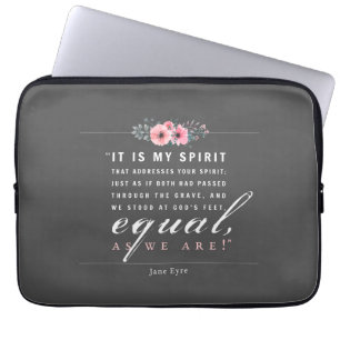 Funda Para Portátil Jane Eyre - Como Somos - Negro