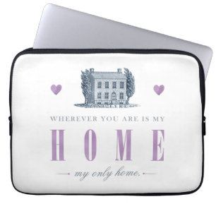 Funda Para Portátil Jane Eyre - Mi único hogar - Casa