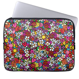 Funda Para Portátil Jardín alegre