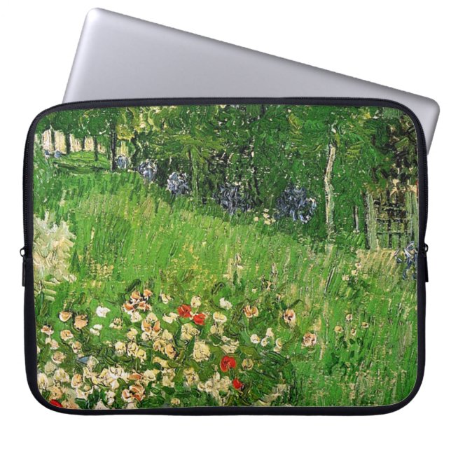 Funda Para Portátil Jardín de Daubigny. Vincent van Gogh. (Frente)
