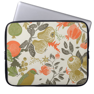 Funda Para Portátil Jardín de la fruta de las aves: sin mar