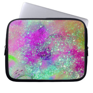 Funda Para Portátil JARDÍN DE LAS SOMBRAS PERDIDAS/violeta rosa