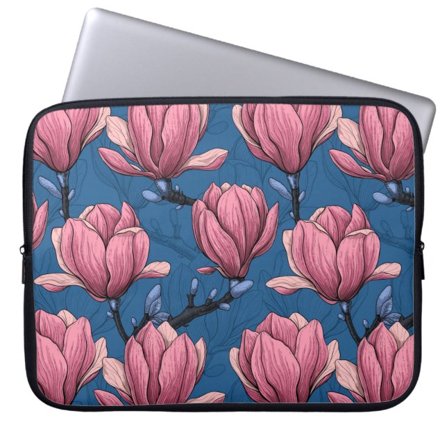 Funda Para Portátil Jardín de Magnolia (Frente)