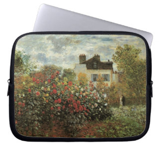 Funda Para Portátil Jardín de Monet en Argenteuil por Claude Monet