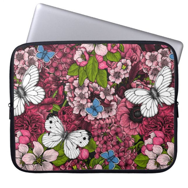 Funda Para Portátil Jardín de primavera (Frente)