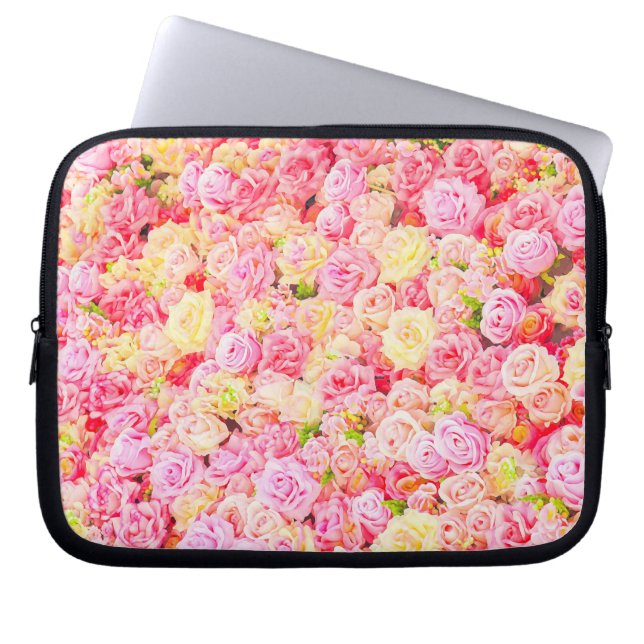 Funda Para Portátil Jardín de rosas (Frente)