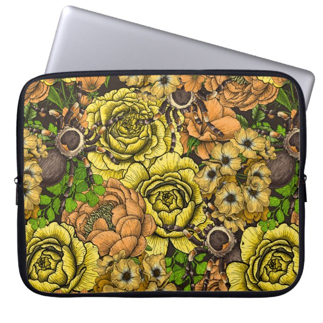 Funda Para Portátil Jardín de Tarantula 1 (Frente)