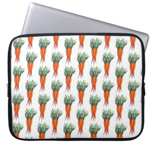 Funda Para Portátil Jardín de verduras de Naranja de zanjas