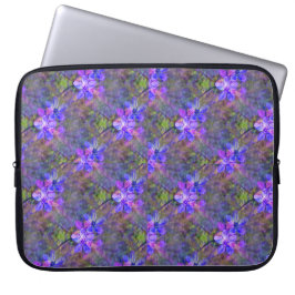 Funda Para Portátil Jardín de violetas......