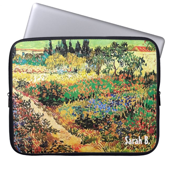 Funda Para Portátil jardín fluido con sendero, van Gogh (Frente)