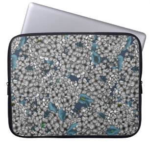 Funda Para Portátil Jardín Lilac Blanco