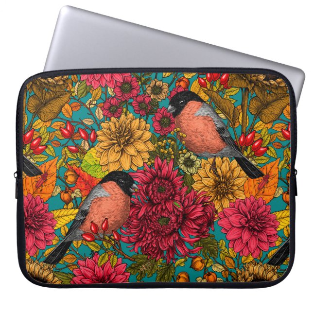 Funda Para Portátil Jardín otoñal 3 (Frente)