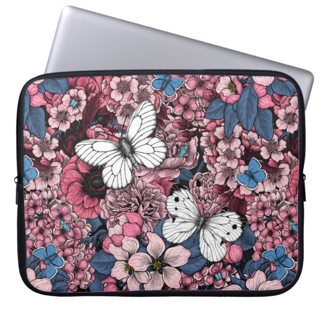 Funda Para Portátil Jardín primavera (Frente)