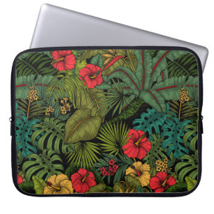 Funda Para Portátil Jardín tropical