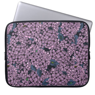Funda Para Portátil Jardín Violet Lilac