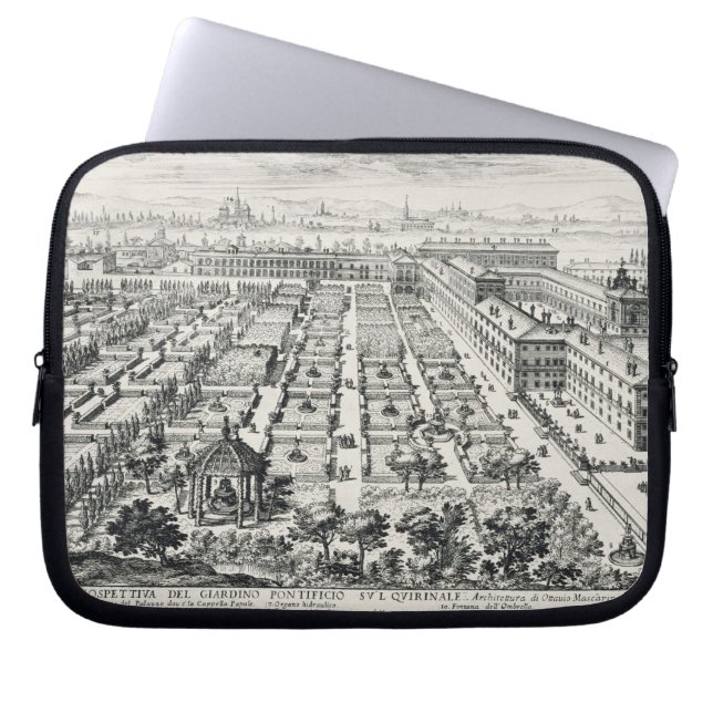 Funda Para Portátil Jardines del Quirinale, de 'Li Giardini di Rom (Frente)