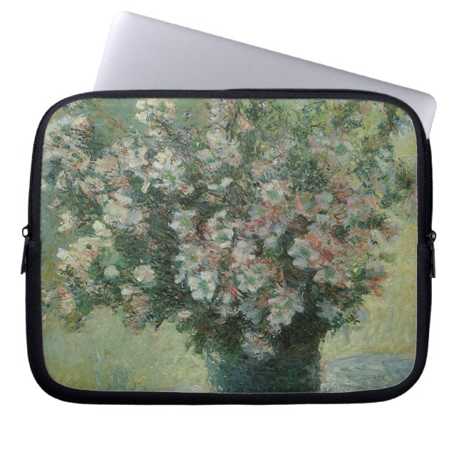 Funda Para Portátil Jarrón de flores de Claude Monet (Frente)