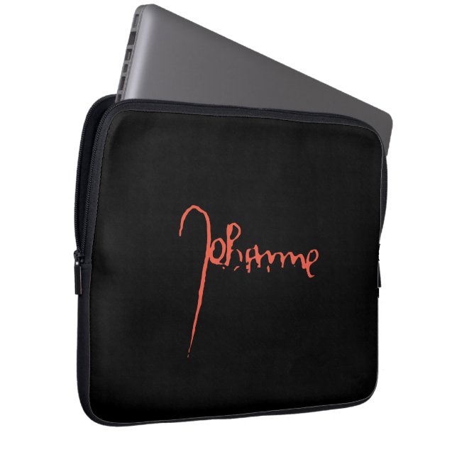 Funda Para Portátil Jeanne d'Arc Saint Joan Heilige Johanna Signature (Anverso derecho)