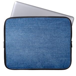 Funda Para Portátil Jeans de denim azul