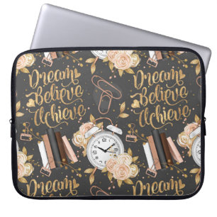Funda Para Portátil Jefe chica - Sueño, crea, logra
