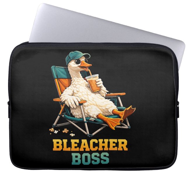 Funda Para Portátil Jefe de Gradas de Ganso (Frente)