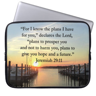 FUNDA PARA PORTÁTIL JEREMIAH PACÍFICO 29:11 PUENTE DE SOL