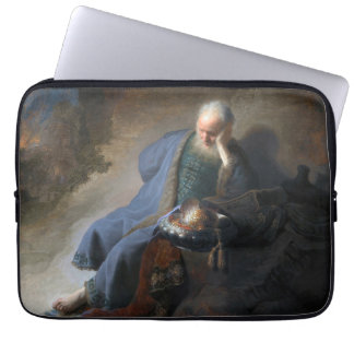 Funda Para Portátil Jeremías bíblico lamentando la caída de Jerusalén