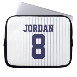 Funda Para Portátil Jersey de béisbol con nombre y número personalizad