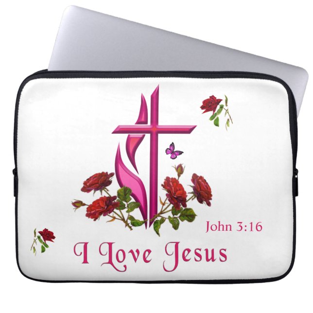 Funda Para Portátil Jesús (Frente)