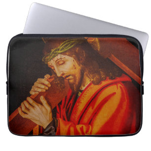 Funda Para Portátil Jesus carrying the cross laptop case