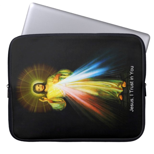 Funda Para Portátil Jesus Divine Mercy Computer Sleeve (Frente)