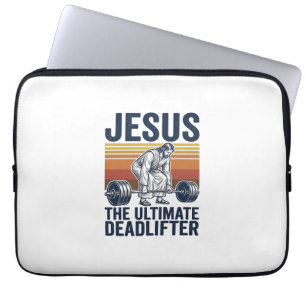 Funda Para Portátil Jesus El Levantador de Peso Muerto Definitivo Cami