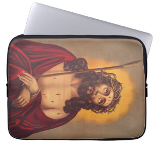 Funda Para Portátil Jesús es coronado con una corona de espinas