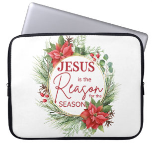 Funda Para Portátil Jesús es la razón para los Navidades de temporada